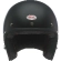 Motorcycle Helmet Jet Bell CUSTOM 500 Matt Black