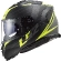 Full Face Motorcycle Helmet Double Visor Ls2 FF800 STORM Nerve Black Yellow Fluo Oapco