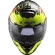 Full Face Motorcycle Helmet Ls2 FF800 STORM Drop Black Yellow Red