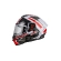 NZI Trendy Full Face Helmet Glossy Overtaking White / Red