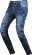 Мужские мотоциклетные брюки для верховой езды, мотоциклетные брюки, армированные арамидом, джинсы, велосипедные брюки с 4 x CE броней, наколенники Синий