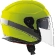 Motorcycle Helmet Jet Tucano Urbano EL MAX Yellow Fluo Graphic-A Glossy