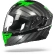 Scorpion EXO-520 Air Shade Black Green Full Face Мотошлем Черный