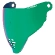 Визор 2206 FliteShield для шлема Icon Airflite зеленый зеркальный