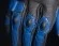 Icon Hypersport Short мотоперчатки синие