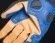 Icon Hypersport Short мотоперчатки синие